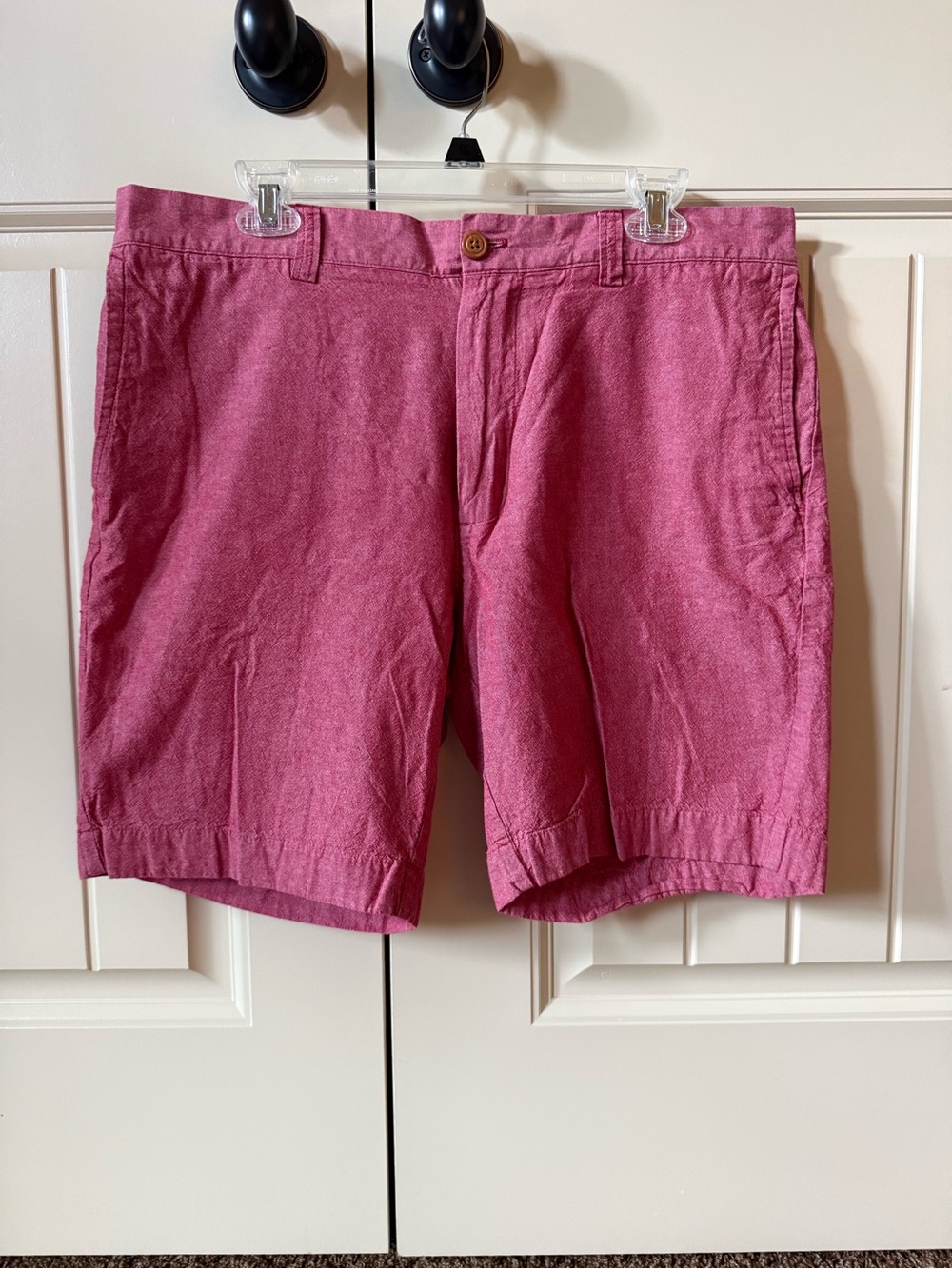 J. Crew Men's Rose Pink Flat-Front Shorts